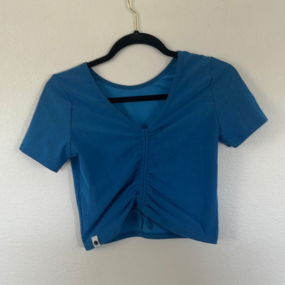 Five Dancewear adjustable short sleeve top!